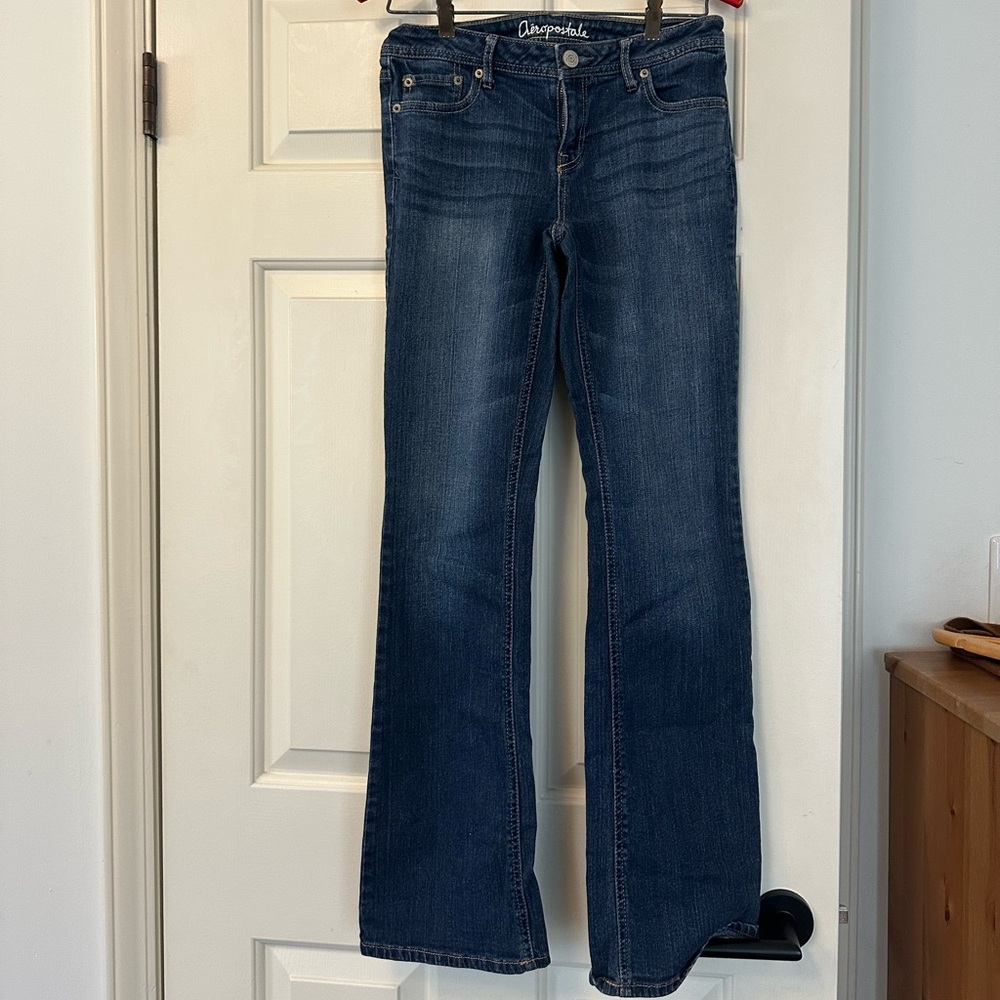 Aeropostale Women's Blue Jeans - Chelsea Bootcut